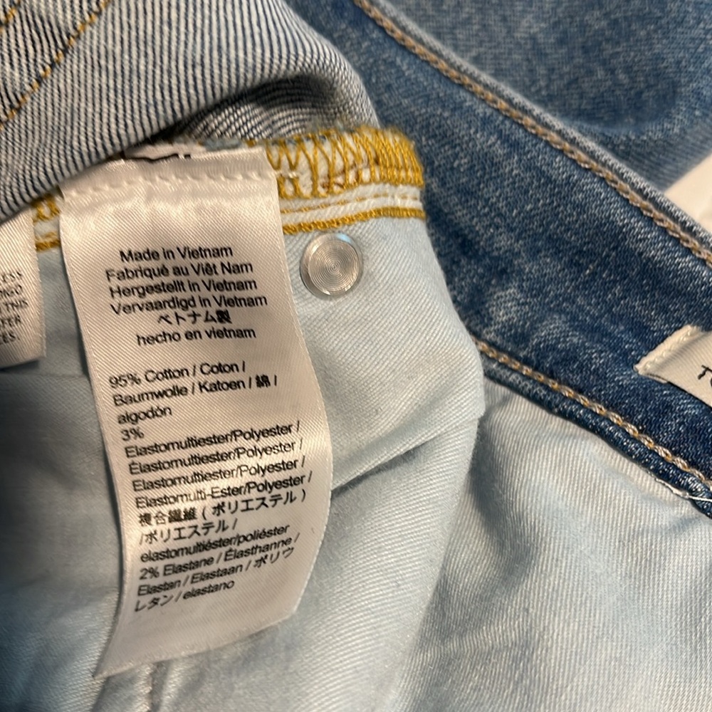 NWOT J. crew 9” Toothpick Denim- size 2 (25) - Picture 9 of 9